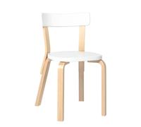 Chaise de Salle à Manger 69 Blanc/ Bouleau