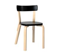 Chaise de Salle à Manger 69 Noir/ Bouleau