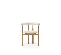Chaise de Salle à Manger Bukowski en chêne/Barnum Lana