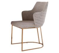 Chaise de salle à manger Chaise de cuisine de luxe Beige Chaise de comptoir moderne