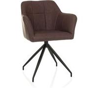 ELVERUM SPU - Chaise de salle à manger Marron Foncé