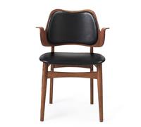 Chaise de Salle à Manger Chaleureuse de Style Nordique avec Assise et Dossier Rembourrés, Chêne teck/Prescot207