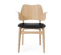 Chaise de Salle à Manger Chaleureuse et Nordique avec Assise Rembourrée en chêne/Prescott 207
