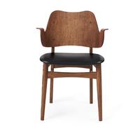 Chaise de Salle à Manger Chaleureuse et Nordique avec Revêtement D'assise en Chêne teck/Prescott207