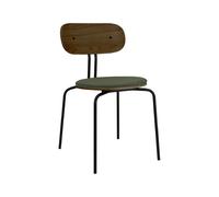Chaise de Salle à Manger Curious Chêne Fumé/ Noir/Vert Course