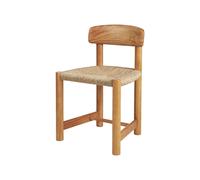 Chaise de Salle à Manger Daumiller, Jonc Naturel/doré