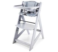 Chaise de salle à manger en bois Moby-System WOODY - gris