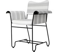 Chaise de Salle à Manger Gubi Tropique Noir/Rayure Leslie 20
