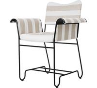 Chaise de Salle à Manger Gubi Tropique Noir/Rayure Leslie 40