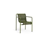 Chaise de Salle à Manger HAY Palissade Cord avec Accoudoirs, Couleur Olive