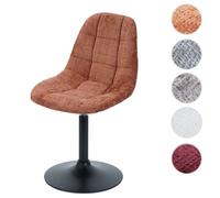 Chaise de salle à manger HWC-A60 Chenille terre cuite