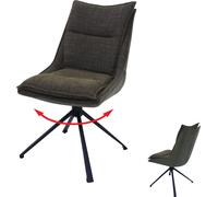 Mendler Chaise de Salle à Manger HWC-N71 Vert