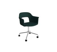 Chaise de salle à manger Layout 264 avec accoudoirs et pivotante, coloris Automne 971/ Aluminium