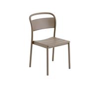 Muuto Chaise Linear steel side chair Taupe