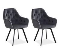 Homestyle4U Chaise velours