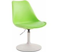 Chaise de Salle à manger Maverick - CLP - Vert-Blanc - Confortable - Design Moderne - Réglable en hauteur