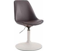 Chaise de salle à manger MAVERICK similicuir , Marron/Blanc G