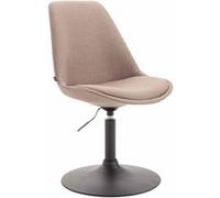 Chaise de salle à manger MAVERICK tissu , Taupe/Noir G