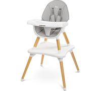 Chaise de salle à manger multifonctionnelle, table 2en1, Tuva, gris
