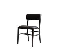 Chaise de Salle à Manger Nama de 101 Copenhagen, Cuir Noir Café/noir Aniline