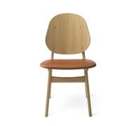 Chaise de Salle à Manger Noble Nordic Warm, Chêne Blanc /soie 0250