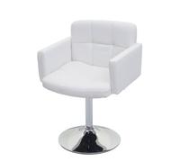 Lot de 6 chaise GENERIQUE interieur non pliable H. 80 cm en metal Blanc