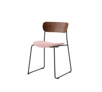 Chaise de Salle à Manger Pavilion AV52 Siège Rembourré Noir/Ecriture