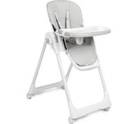 Chaise de salle à manger, petite table Megalo, gris clair