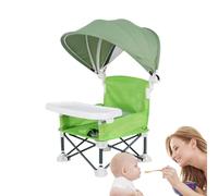 Chaise De Salle À Manger Pliante Pour Bébé - Siège De Voyage En Tout-petit Avec Plateau Pour Manger | Chaise De Restauration Pour Bébé Pliable | Chaise Pliante Pour Avec Canopée Pour Home Extérie