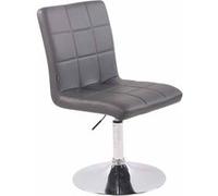 Chaise de salle à manger Ricky en similicuir , Gris Gris G