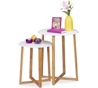 Chaise de salle à manger ronde - Style moderne et finition naturelle - Hauteur : 48,5 et 60,5 cm