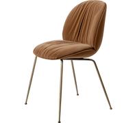 GUBI Chaise Beetle Soft. dossier avant recouver Tabouret Sunday Dedar 112. dossier noir. laiton antique