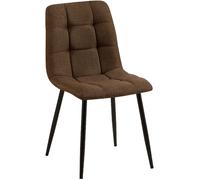 Chaise de salle à manger Tilde - Tissu/velours