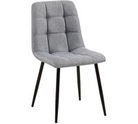 Chaise de salle à manger Tilde - Tissu/Velours