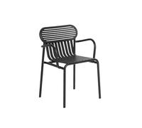 Chaise de salle à manger WEEK-END avec accoudoirs, Noir