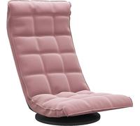 Chaise de sol pivotante Rose Velours