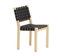 Chaise de Table à Manger 611 Bouleau/ Noir