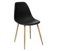 Chaise ""Taho"" 44cm noir - Atmosphera Créateur d'intérieur