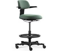 TOP WORK 40 - Chaise de travail Noir/Vert