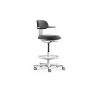 TOP WORK 40 W - Chaise de travail Gris clair/Gris Foncé