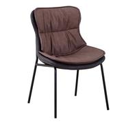 Chaise Design Brady 84cm Marron Clair & Foncé
