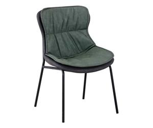 Chaise Design Brady 84cm Vert & Gris Foncé