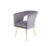 Chaise Design Jolene 77cm Gris