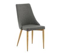 Paris Prix Chaise de salle à manger Leone Gris foncé