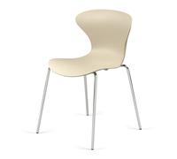 Chaise design polypropylène GINA - beige | ACT'