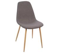 Chaise design scandinave Roka - Gris foncé
