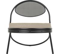 GUBI Copacabana Outdoor Lounge Chair assise rembourrée Lorkey limonta 41-supports noirs
