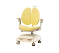 Chaise d'ordinateur Chaise de bureau for enfants, chaise réglable en hauteur, ergonomique, d'étude for , chaises d'étudiants pivotantes maille for 4 à 12 ans Chaises de bureau de direction(Yellow)