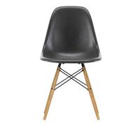 Chaise Eames Fiberglass DSW structure frêne ash base honey coloured/black steel