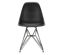 Chaise Eames Plastic DSR RE structure noire basic dark pwoder coated eiffel tower base/ felt gliders black